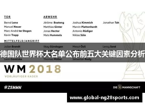 德国队世界杯大名单公布前五大关键因素分析